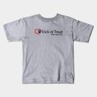 I Love Trick or Treat with My Dog Kids T-Shirt